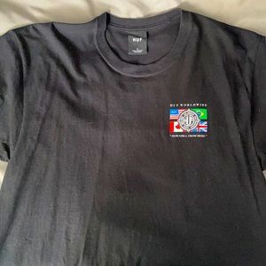 Black Huf ‘Worldwide’ Tee